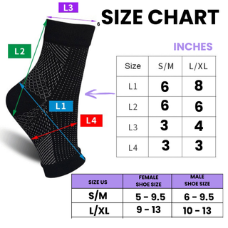 Black With White Stitch Compression Sleeve
