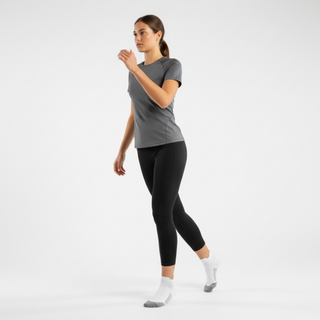 White Ankle Compression Socks